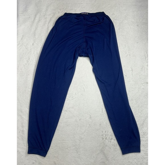 Vtg Patagonia Mens Size XL Capilene Base Layer Thermal Tights Navy Blue USA Made - Picture 8 of 8